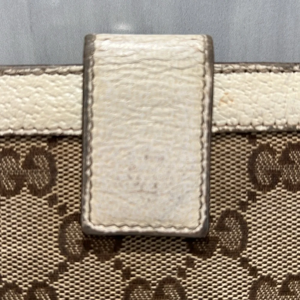 Gucci Monogram Leather Long Snap Wallet - Picture 8 of 14